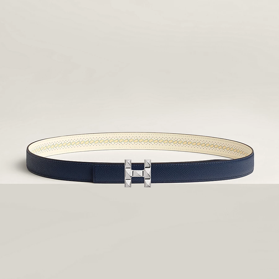 H Infini belt buckle & Bandana leather strap 24 mm - Image 2